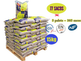 Pellets asturias – 5 Palets de 385 Sacos de 15kg