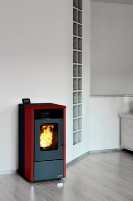 Estufa Pellets Tmc 810 Elegance 8.10 Kw Blanco
